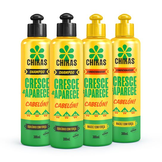 Kit Dupla Shampoo e Condicionador Cresce - Aparece